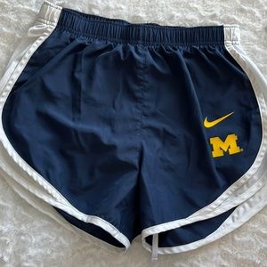 Michigan Nike shorts